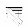 Cimco Werkzeuge - Sortimentskasten für Schrauben Facheinsatz 55-A8-3 47x55x235mm