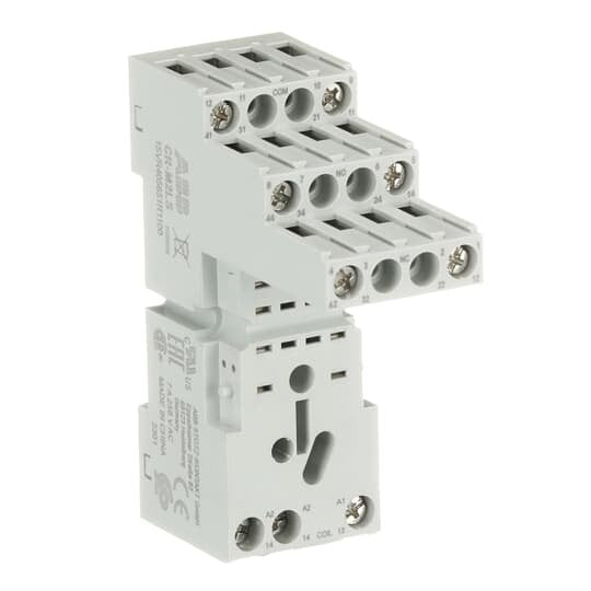 ABB Stotz S&J - Relaissockel Logischer Sockel CR-M2LS für 2We CR-M Relais − 10 Stück