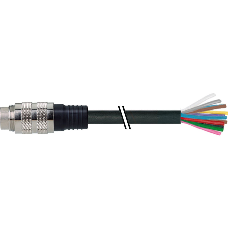 Murrelektronik - Rundsteckverbinder, feldkonfektionierbar (Industriesteckverbinder) Steckverbinder 7000-16751-9591000 M16 St 14-pol