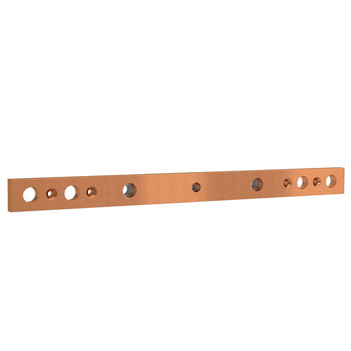 ABN - Sammelschienenklemme CU-Schiene FB2 30x10mm ABNPC30132 waagrecht gelocht − 50 Stück