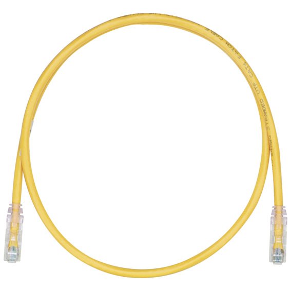 Panduit - Patchkabel Kupfer UTP Patchkabel Cat.6 UTP28SP10MYL AWG28 gelb 10,0m − 10 Stück