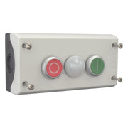 Eaton - Befehls- und Meldegeräte-Kombination im Gehäuse 2F-Drucktaster M22-I3-M2 2S2Ö,Aufbau,m.LED