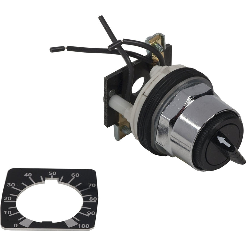 Schneider Electric - Potentiometer für Befehlsgeräte Potenziometer 9001K20 schwarz − 1 Stück
