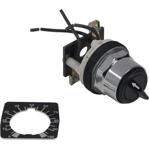 Schneider Electric - Potentiometer für Befehlsgeräte Potenziometer 9001K20 schwarz − 1 Stück