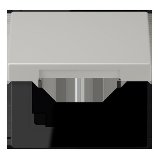 Jung - Abdeckrahmen Klappdeckel m. Stellfeder LC 990 BFKL 205 gris clair 31