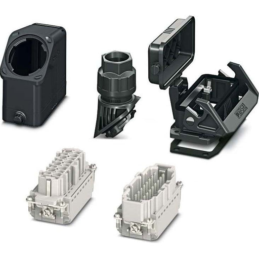 Phoenix Contact - Rechtecksteckverbinder, Set (Industriesteckverbinder) Steckverbinder-Set HCEVOB16PTB #1408793