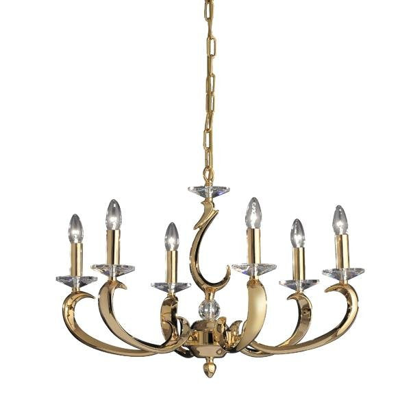 Brumberg Leuchten - Pendelleuchte 50804050 E14 gold 6x40W max