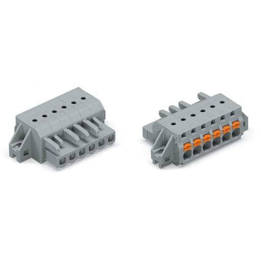 WAGO - Kabelsteckverbinder für Leiterplattensteckverbinder 1-Leiter-Federleiste 2231-118/031-000 Push-inCAGECLAMP,gr − 10 Stück