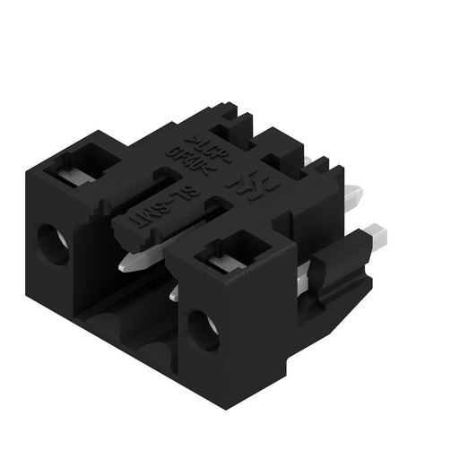 Weidmüller - Leiterplattensteckverbinder LP Verbinder Raster 3.5 SL-SMT3.5#1842540000 /2/180LF3.2SN SW BOX − 132 Stück