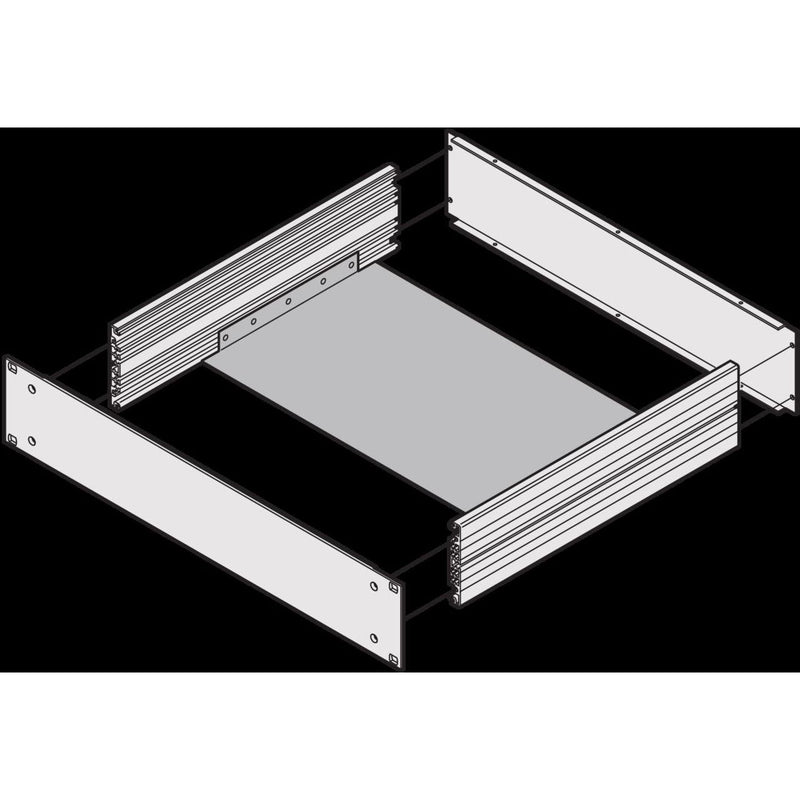 Schroff - Dach-/Bodenelement (Gehäuse/Schaltschrank) Chassisplatte 390T 20860111 − 2 Stück