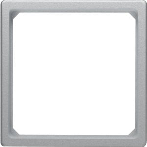 Berker - Übergangsadapter für Installationsschalterprogramme Adapterring alu/lack 11096074 f.Zentralst. 50x50mm