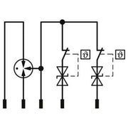 Phoenix Contact - Zubehör/Ersatzteile für Überspannungsschutz Energietechnik Überspannungsschutzstecker TTC-6P-2X1-48DC-I-P 48V DC