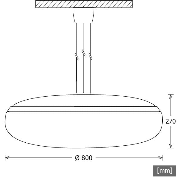 LTS Licht&Leuchten - Pendelleuchte LED-Pendelleuchte TIBI-P 8006840DA alu 4000K DALI alu