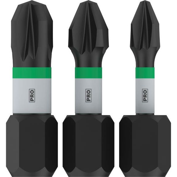 Bosch - Bit PRO PZ Impact Bit 2608522471 Set, 25 mm, 3-tlg