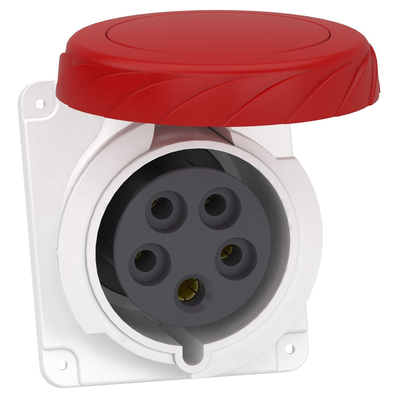 Schneider Electric - CEE-Anbausteckdose (IEC 60309) Industriesteckdose PKF32F735 gew., 32A, 3p+N+E