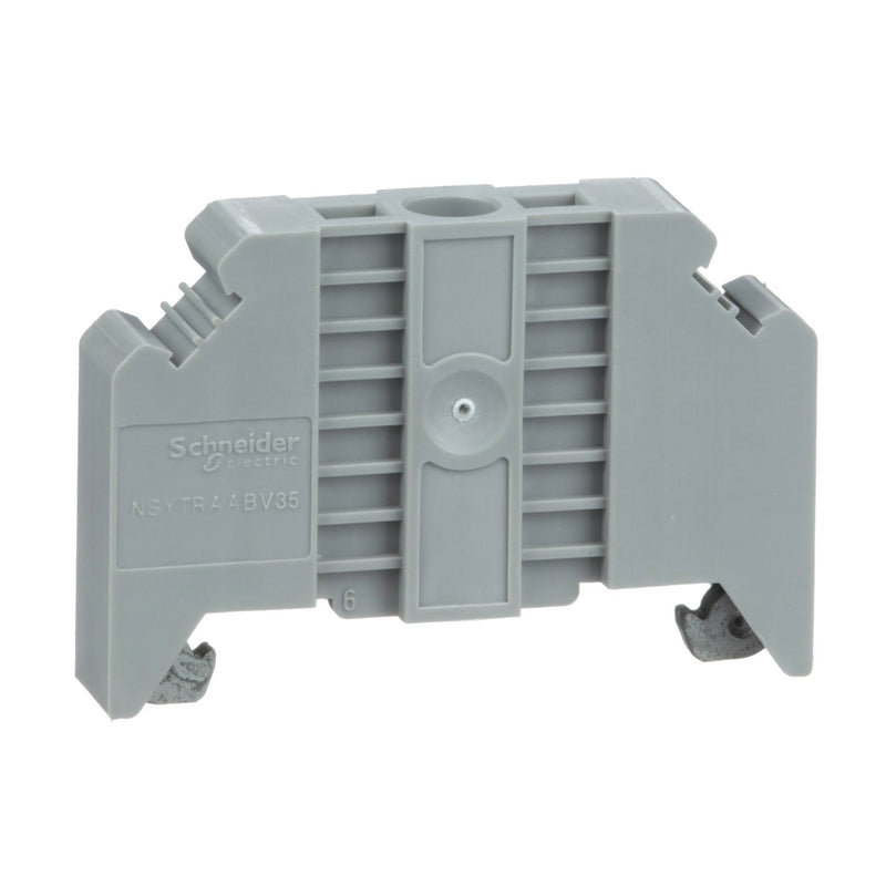 Schneider Electric - Endklammer/-halter für Reihenklemme NSYTR Endklammer NSYTRAABV35 mit Schraube, 9,5mm − 50 Stück