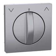 Merten - Abdeckung/Bedienelement für Installationsschalterprogramme Zentralplatte eds MEG3875-6036 Roll.Tast-Rastschalt