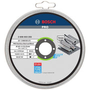 Bosch - Trenn-/Schleifscheibe PRO Stainless Steel and 2608603255 Metal Trennscheibe