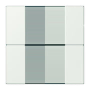Jung - Abdeckung/Bedienelement für Installationsschalterprogramme Tastensatz 2fach LC 502 TSA 210 outremer gris