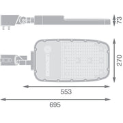 Ledvance - Straßen- und Platzleuchte LED-Mastan-/aufsatzleuchte SLAREA#4099854079962 727, Z48-60