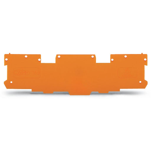 WAGO - Abschluss- und Zwischenplatte für Reihenklemme Abschluss-u.Zwischenplatte 769-310 1,1mm dick,orange − 25 Stück