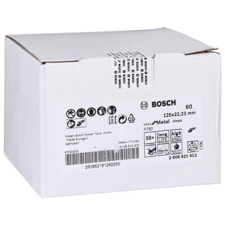 Bosch - Trenn-/Schleifscheibe PRO R780 Fiberscheibe, 2608621612 125 mm, G60