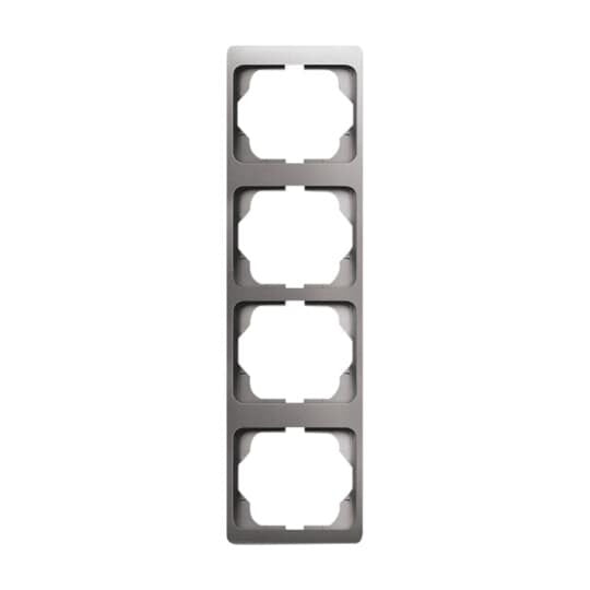 Busch-Jaeger - Abdeckrahmen Rahmen 4-fach 1734 KA-20 platin, senkr.,alpha