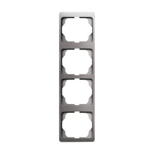 Busch-Jaeger - Abdeckrahmen Rahmen 4-fach 1734 KA-20 platin, senkr.,alpha