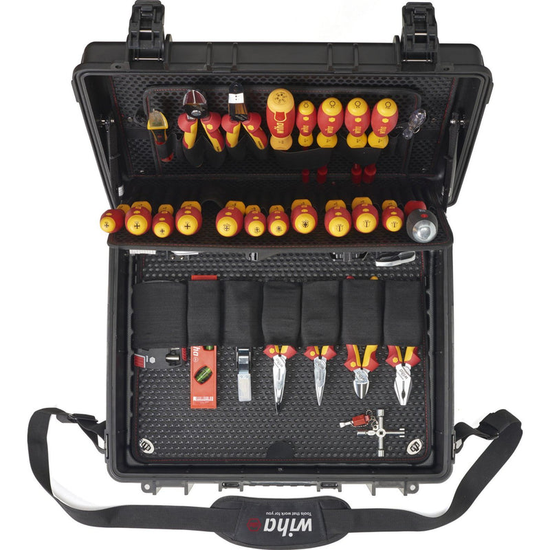 Wiha - Werkzeugset Werkzeugtasche 9300-702 Set 80tlg Competence XL