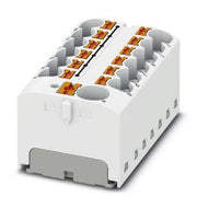 Phoenix Contact - Durchgangs-Reihenklemme Verteilerblock PTFIX 10/12X4 WH − 8 Stück