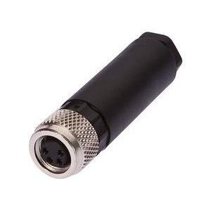 Ipf Electronic - Rundsteckverbinder, feldkonfektionierbar (Industriesteckverbinder) Kabeldose, gerade, VK003175 Selbstkonfektionierb