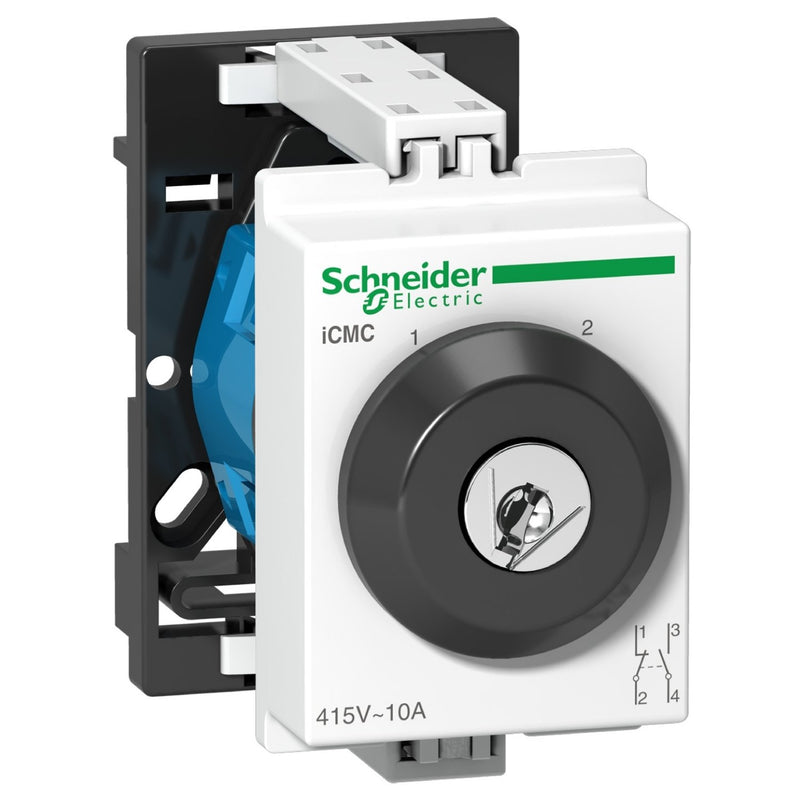 Schneider Electric - Schalter für Reiheneinbau Schlüsselumschalter A9E15123 2 Pos. ICMC