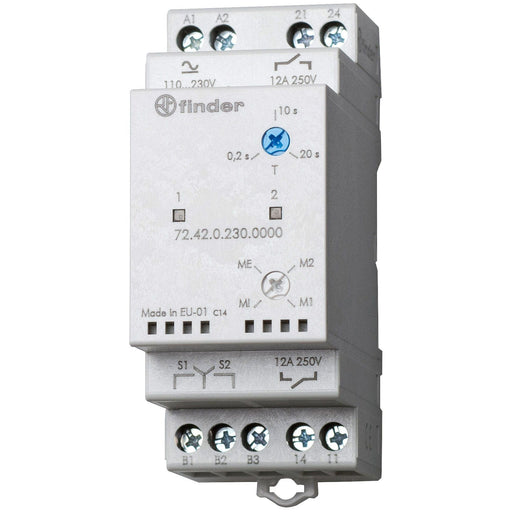 Finder - Füllstand-/Niveauüberwachungsgerät Umschaltrelais 72.42.0.024.0000 2S, 12A, 24V AC/DC − 1 Stück by Finder
