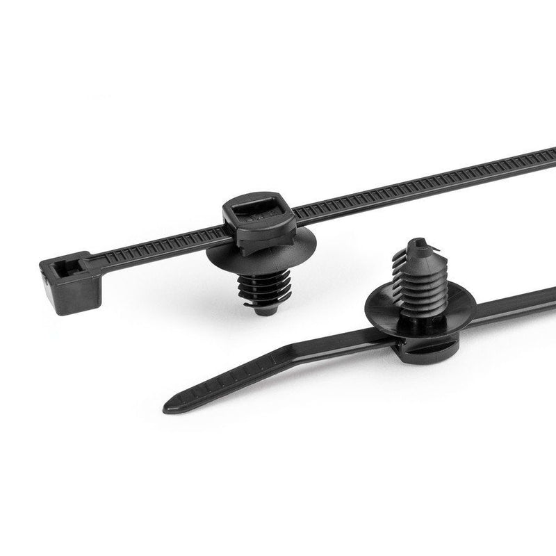 HellermannTyton - Kabelbinder Befestigungsbinder T50RFT6LG-MC5-BK-D1 200x4,6 − 500 Stück