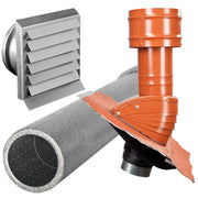 Glen Dimplex SEE - Spiralschlauch aus Kunststoff isoliert Paket Sono-Flex SFP AF DW Außenluft/Fortluft