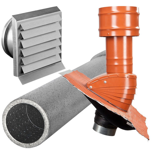 Glen Dimplex SEE - Spiralschlauch aus Kunststoff isoliert Paket Sono-Flex SFP AF DW Außenluft/Fortluft