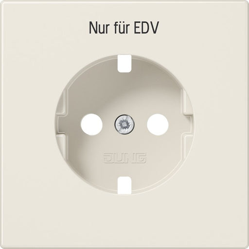 Jung - Abdeckung/Bedienelement für Installationsschalterprogramme Zentralplatte LS 1520 EDVPL f.SCHU.Steckdose EDV