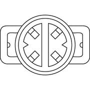 HellermannTyton - Kabelbinder Befestigungsbinder T50ROSSBS5-HS-BK-D1 200x4,6 sw − 500 Stück