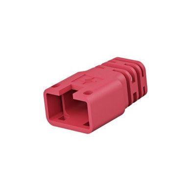 Telegärtner - Knickschutz Knickschutztülle 100001195 f.RJ45-Steck.ges, rt − 100 Stück
