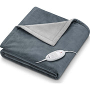 Beurer - Heizdecke/Heizkissen/Fußwärmer Wärmezudecke HD 75 Cosy Dark Grey Wärmezudecke