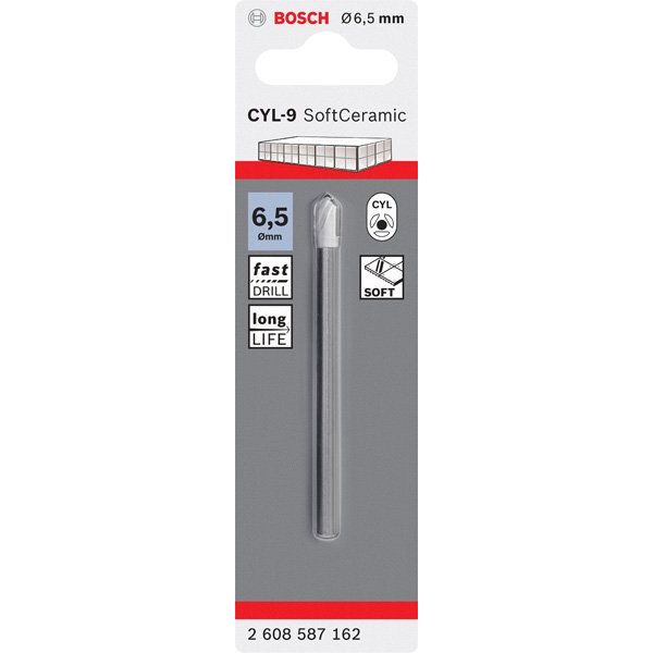 Bosch - Bohrer Fliesenbohrer CYL-9 2608587162 Ceramic, 6,5 x 80 mm