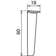 DEHN - Zubehör/Ersatzteile für Erdung und Blitzschutz Keil zu Betonsockel KEIL BES NIRO 60x24x1,5mm
