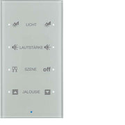 Berker - Bussystem-Tastsensor Glas-Sensor 4fach 75144134 alu