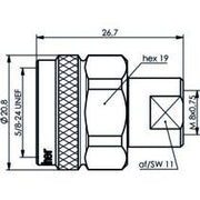 Telegärtner - Koax-Kupplung Adapter N-FME (M-M) 100024187