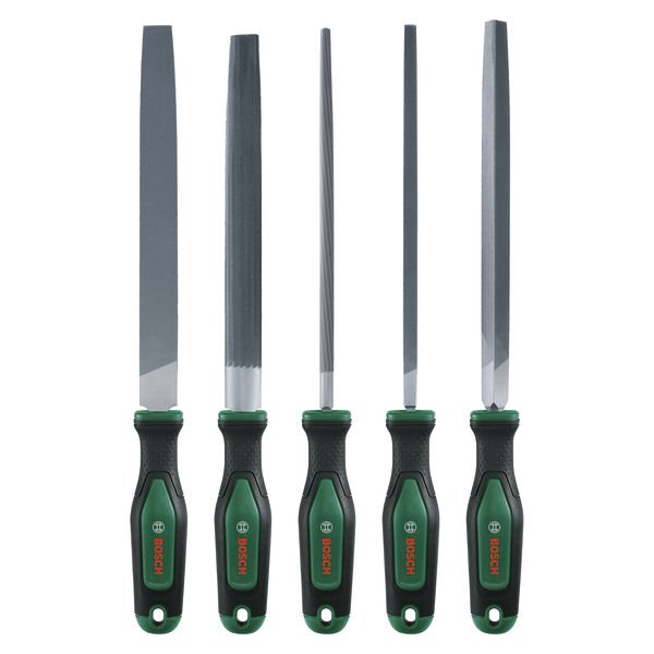 Bosch - Feilen-/Raspelset Handwerkzeuge Feilen-Set 1600A02ZB0 200 mm, 5-tlg