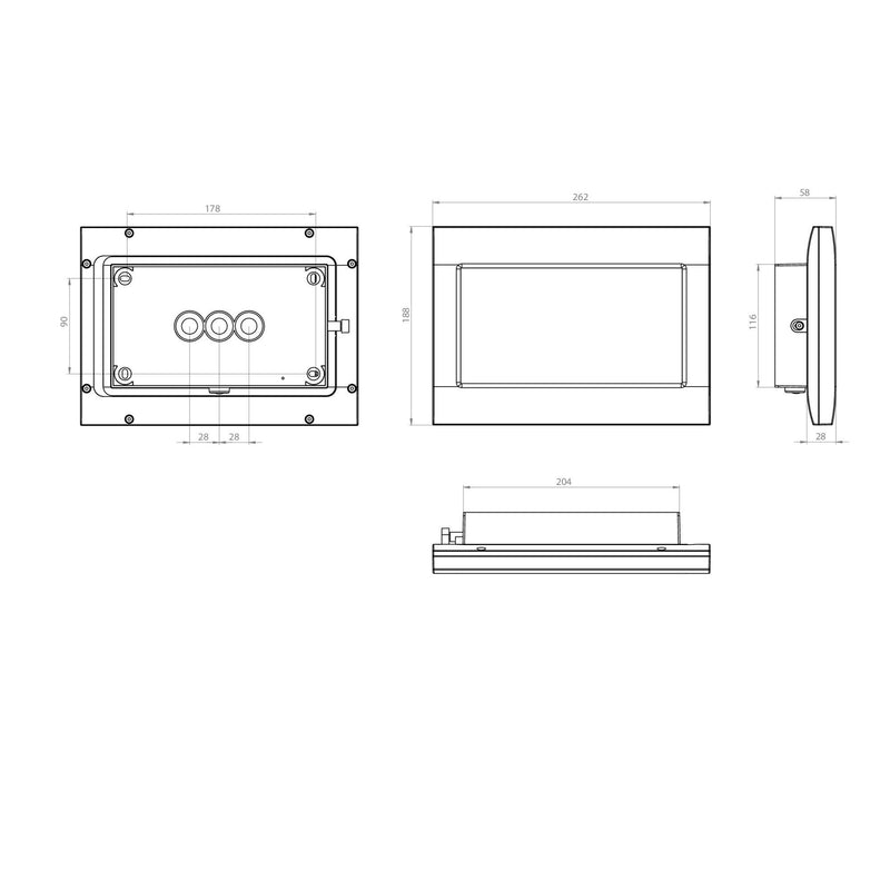 RP-Technik - Sicherheitsleuchte FMDS428SC-AZ EB 8h
