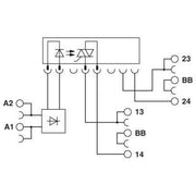 Phoenix Contact - Optokoppler Solid-State-Relaismodul PLC-OSC-24 #2982760 PLC-INTERFACE − 10 Stück