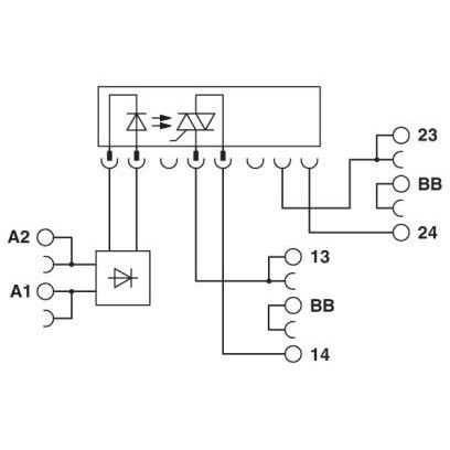 Phoenix Contact - Optokoppler Solid-State-Relaismodul PLC-OSC-24 #2982760 PLC-INTERFACE − 10 Stück