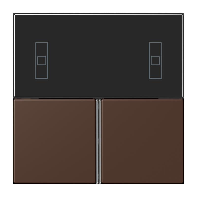 Jung - Abdeckung/Bedienelement für Installationsschalterprogramme Tastensatz 3fach LC 4093 TSA 239