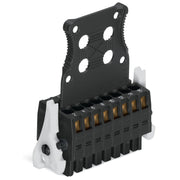WAGO - Ein- und mehrpolige Klemmenleiste 1-LeiterFederleiste2reihig 713-1103/037-9037/03 CAGECLAMP 1,5mm²,sw − 50 Stück